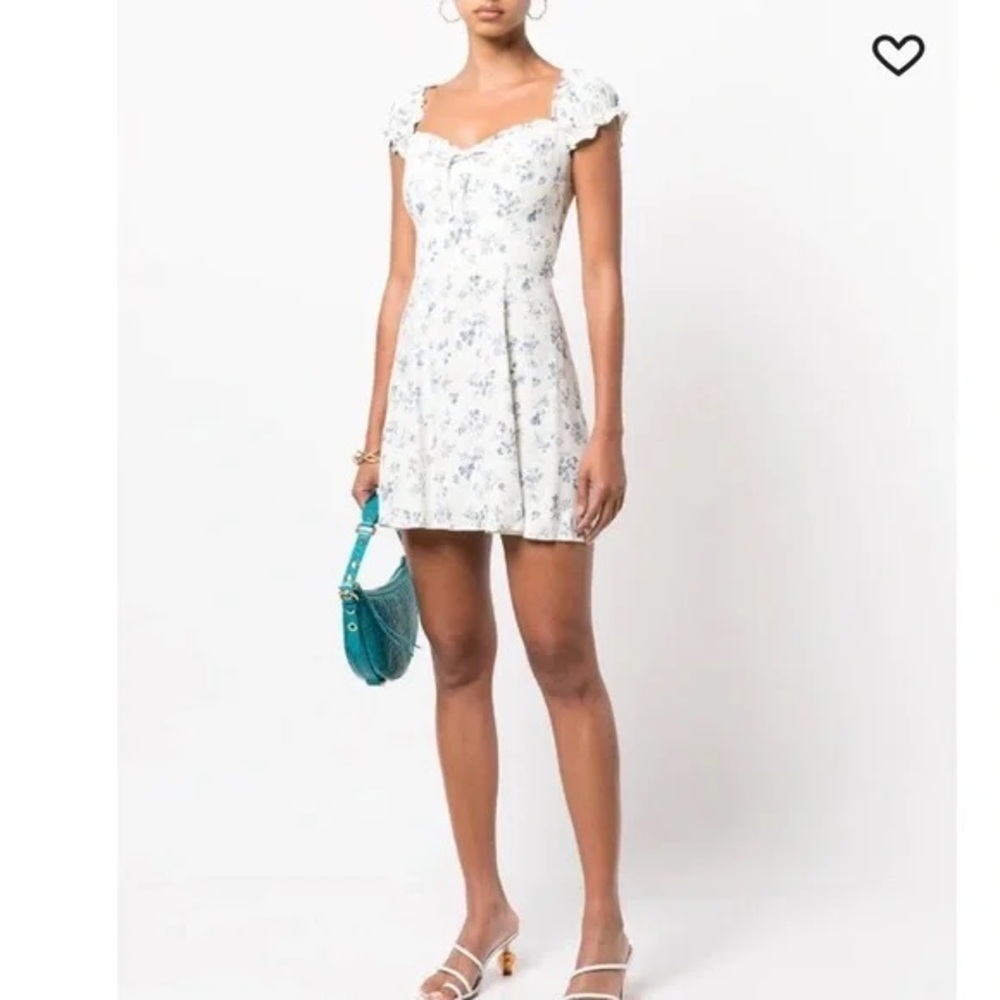 NWT Reformation Pacey Dress In Lula (127)